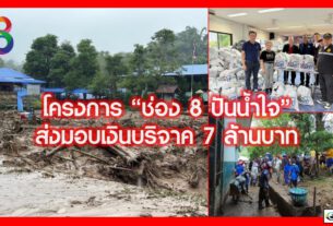 โครงการ “ช่อง 8 ปันน้ำใจ”