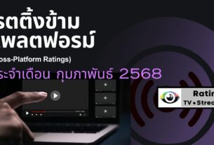 เรตติ้งข้ามแพลตฟอรม์ ประจำเดือน กุมภาพันธ์ 2568